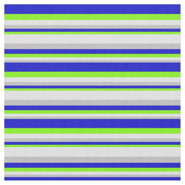 Tissu Motif gris, lavande, vert et bleu (Fermer)