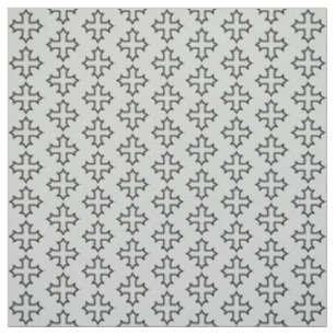 Tissu Motif hiérarchique croisé copte