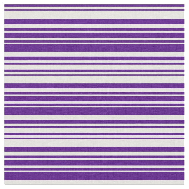 Tissu Motif Indigo & White Lines (Fermer)