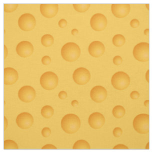 Tissu Motif jaune de fromage