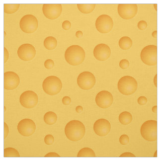 Tissu Motif jaune de fromage