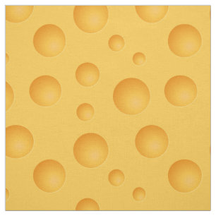Tissu Motif jaune de fromage