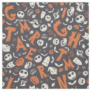 Tissu Motif Jeu de caractères cauchemar