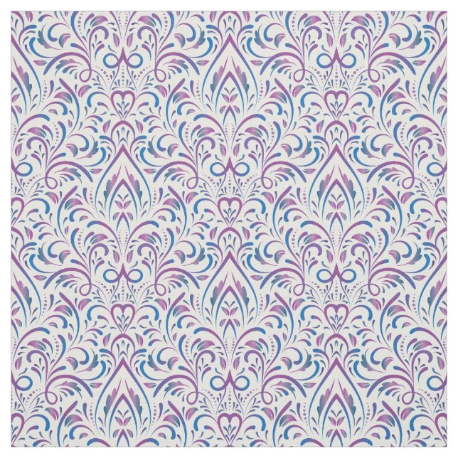 Tissu Motif lilas arabe (Échantillon)