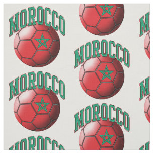 Tissu Motif marocain de football