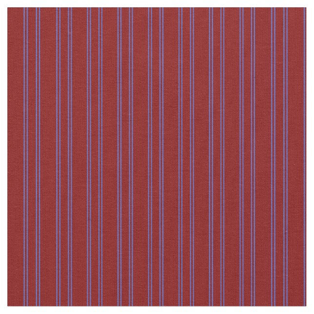 Tissu Motif Maroon & Royal Blue Lines (Fermer)