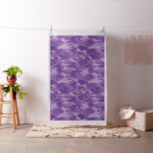 Tissu Motif militaire d'armée de camouflage pourpre de