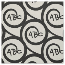 Motif moderne de spirale de monogramme de graffiti