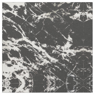 Tissu Motif moderne unique en marbre noir blanc marbre p
