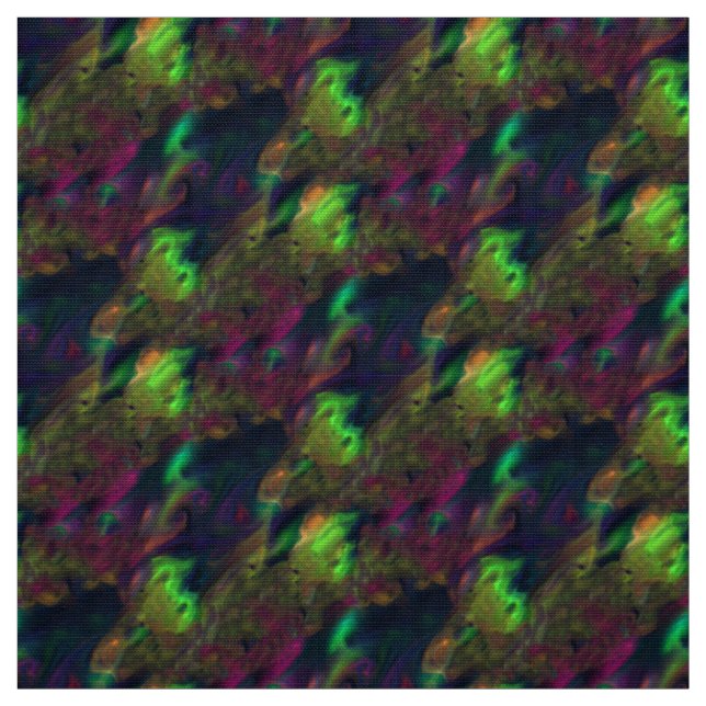 Tissu motif multicolore (Échantillon)