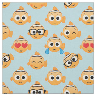 Tissu Motif Nemo Emoji
