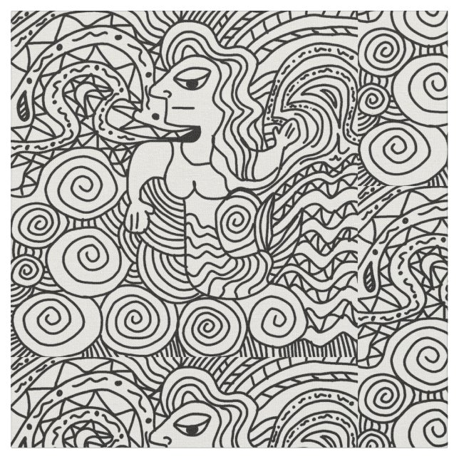 TISSU MOTIF NOIR ET BLANC (Fermer)