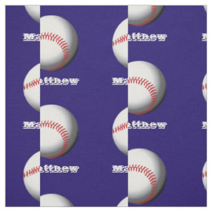 Tissu Motif nommé personnalisé de base-ball