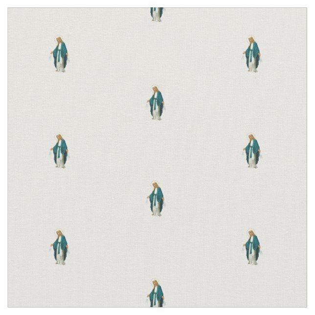 Tissu motif Notre-Dame du Rosaire (Fermer)