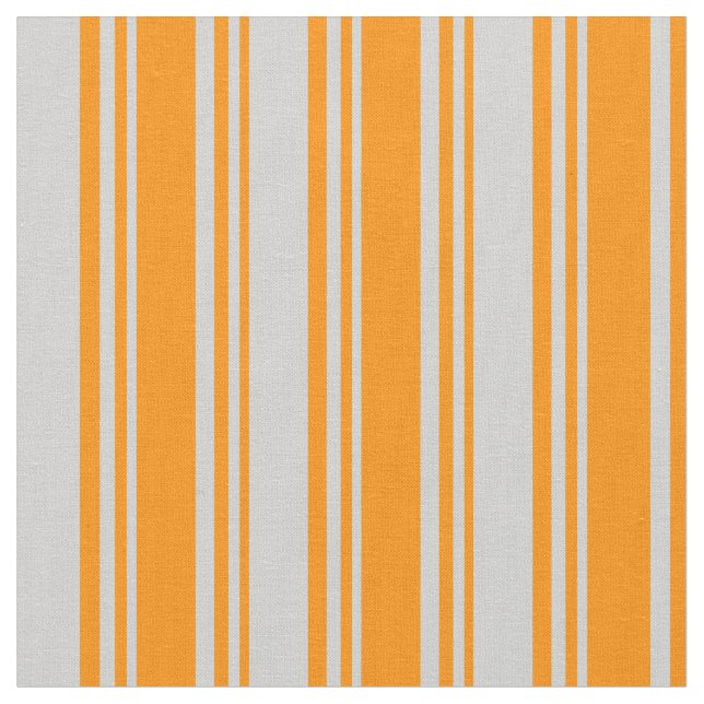 Tissu Motif orange foncé et gris pâle rayé/rayé (Fermer)