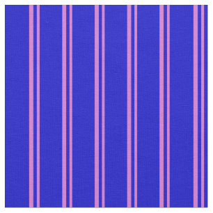 Tissu Motif Orchid & Blue Lines