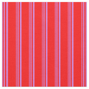 Tissu Motif orchidée et rouge rayures/lignes