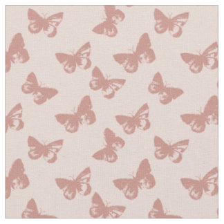 Tissu Motif papillon pastel