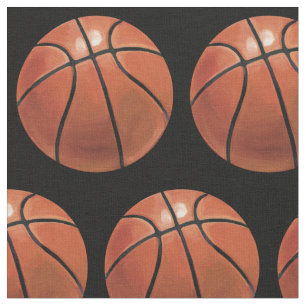 Tissu Motif peint de basket-ball