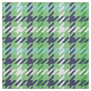 Tissu Motif plaid bleu marine rétro