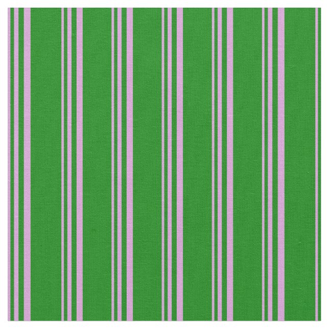 Tissu Motif Plum & Green Stripes (Fermer)