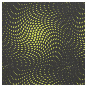 Tissu Motif Pois Acid Green Twist