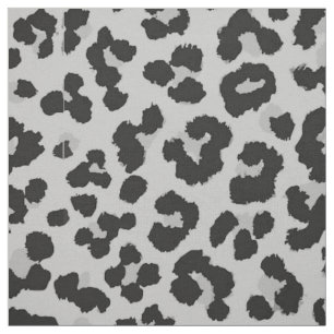 Tissu Motif Poster de animal de Grey Grey Ash Leopard Ch