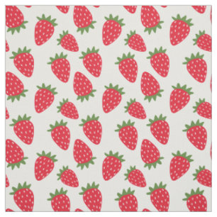 Tissu Motif pour masque facial fraise rouge mignon