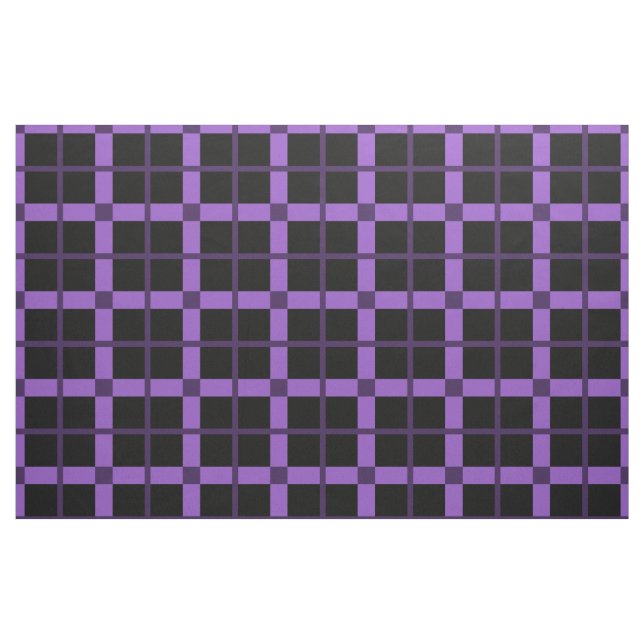 Tissu motif pourpre lilas classique simple de plaid de (Fat Quarter)