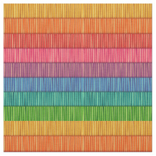Tissu Motif rayé d'arc-en-ciel