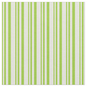 Tissu Motif rayé de couleur verte et beige