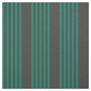 Tissu Motif rayé de la forêt verte et du charbon de bois