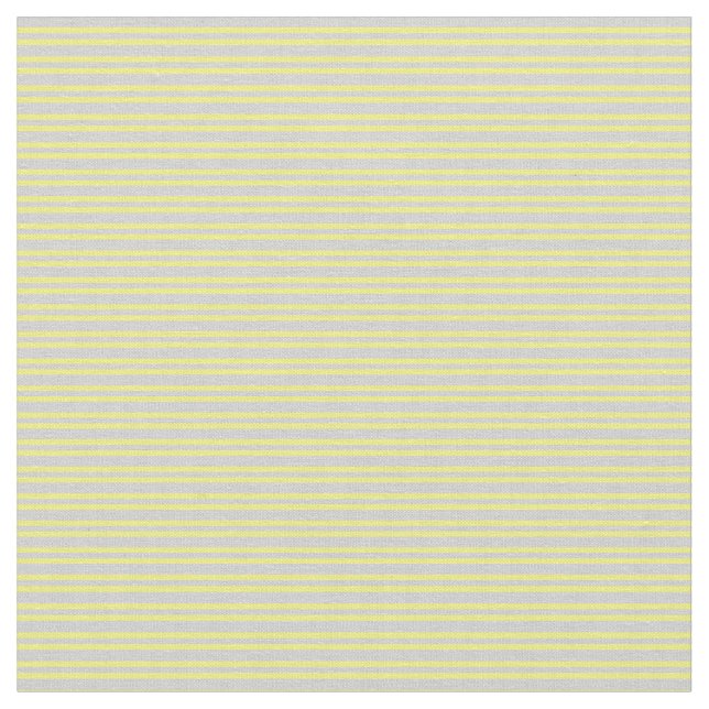 Tissu Motif rayé gris clair et jaune (Fermer)