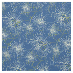 Tissu Motif répété de lilly pilly botanique esquissé