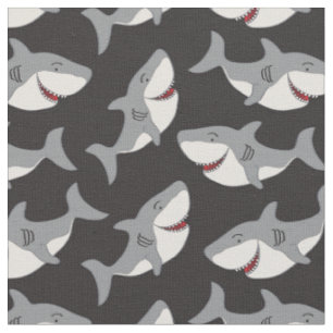 Tissu Motif répétitif de la répétition du requin car