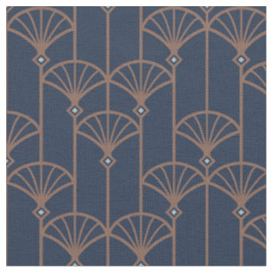 Tissu Motif rétro dans le style Art déco.
