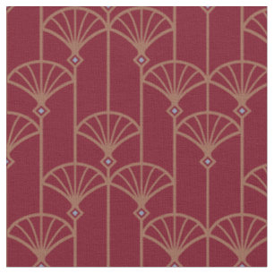 Tissu Motif rétro dans le style Art déco.
