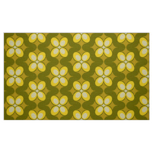 Tissu motif rétro des années 60 les années 70