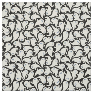 Tissu Motif rétro Halloween dans un style de dessin anim