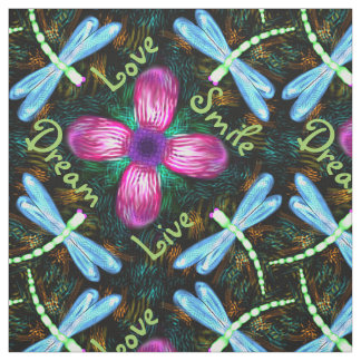 Tissu Motif rose de miroitement de noir de fleur de