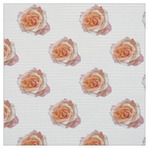 Tissu Motif rose demi-brique rose