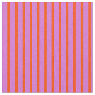 Tissu Motif rouge et orchidée