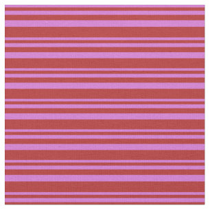 Tissu Motif rouge et orchidée