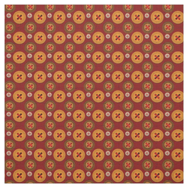 Tissu Motif sans couture coloré avec des boutons (Échantillon)