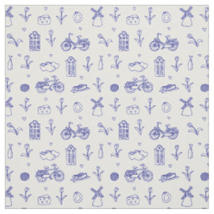 Tissu Motif sans couture de la Hollande