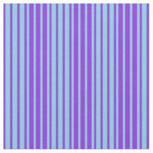 Tissu Motif Sky Blue & Purple Lines