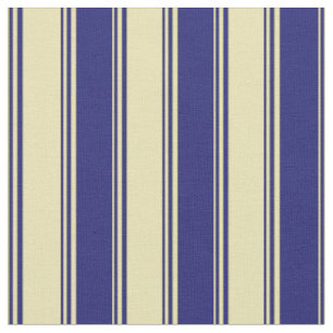 Tissu Motif Tan et Bleu de minuit