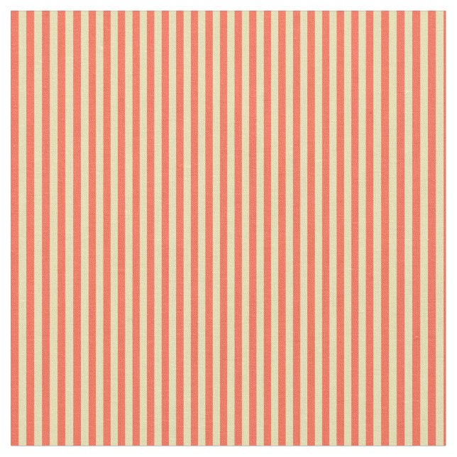 Tissu Motif Tan et Red Stripes (Fermer)
