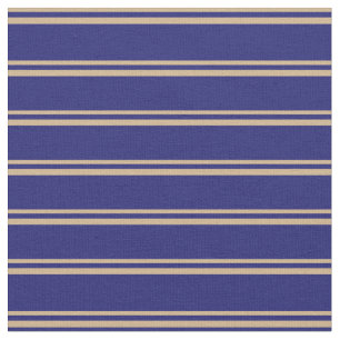 Tissu Motif Tan & Midnight Blue Colour
