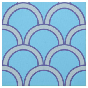 Tissu Motif traditionnel japonais Qinghai